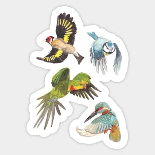 Flying birds Sticker